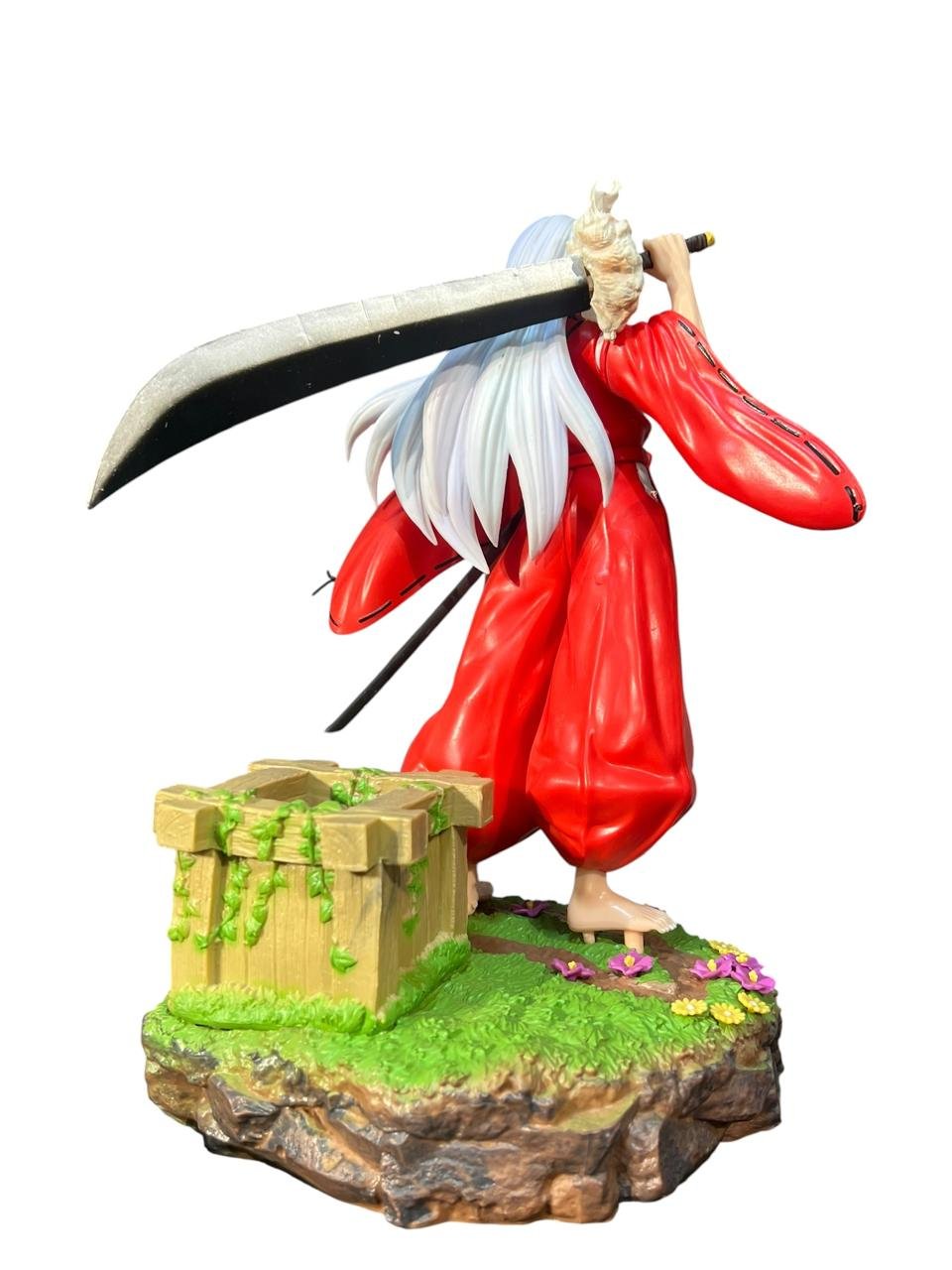 Figura Inuyasha Base Tipo Pasto 21cm - Imagen 3