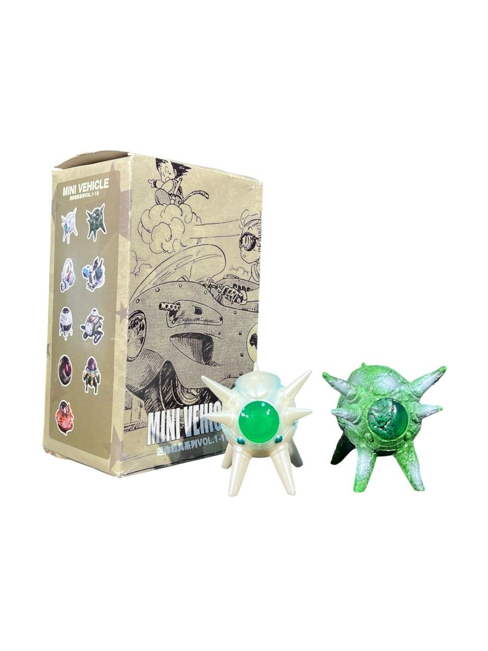 Figuras X2 Capsulas Namek Spaceships 7cm Dragon Ball