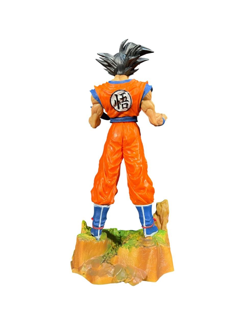 Figura Goku Enojado 32cm Base Piedra Dragon Ball - Imagen 5