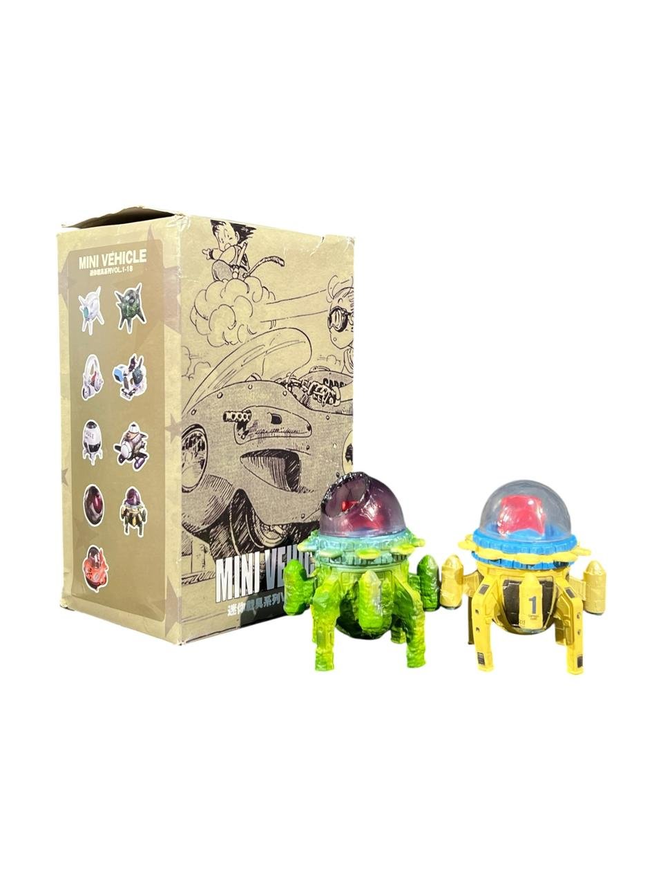 Figuras X2 Capsula Del Tiempo De Trunks 8cm Dragon Ball