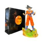 Figura Goku Enojado 32cm Base Piedra Dragon Ball