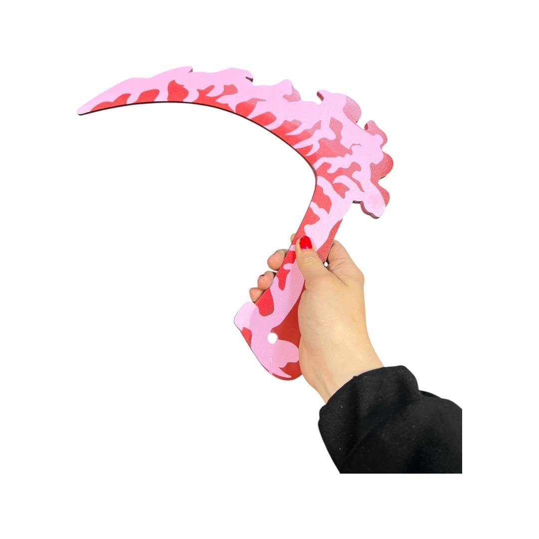 Espadas Gyutaro Cosplay Demon Slayer 25cm Rosa Chicle - Imagen 4