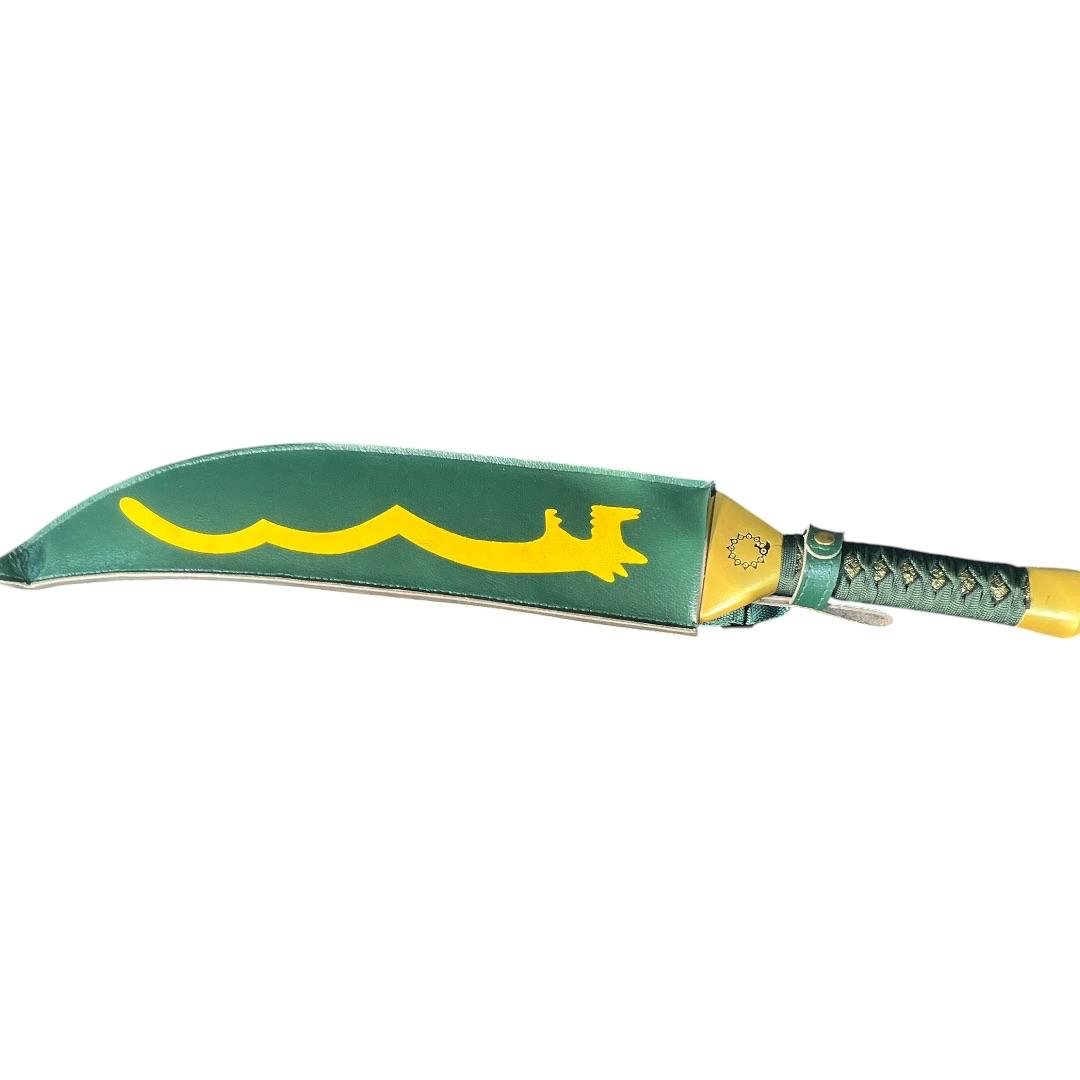 Espada Acero Meliodas 72cm Siete Pecados Capitales Verde Oscuro - Imagen 2