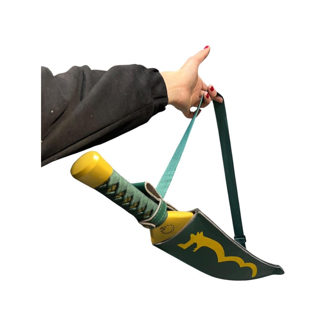 Espada Acero Meliodas 72cm Siete Pecados Capitales Verde Oscuro - Imagen 5