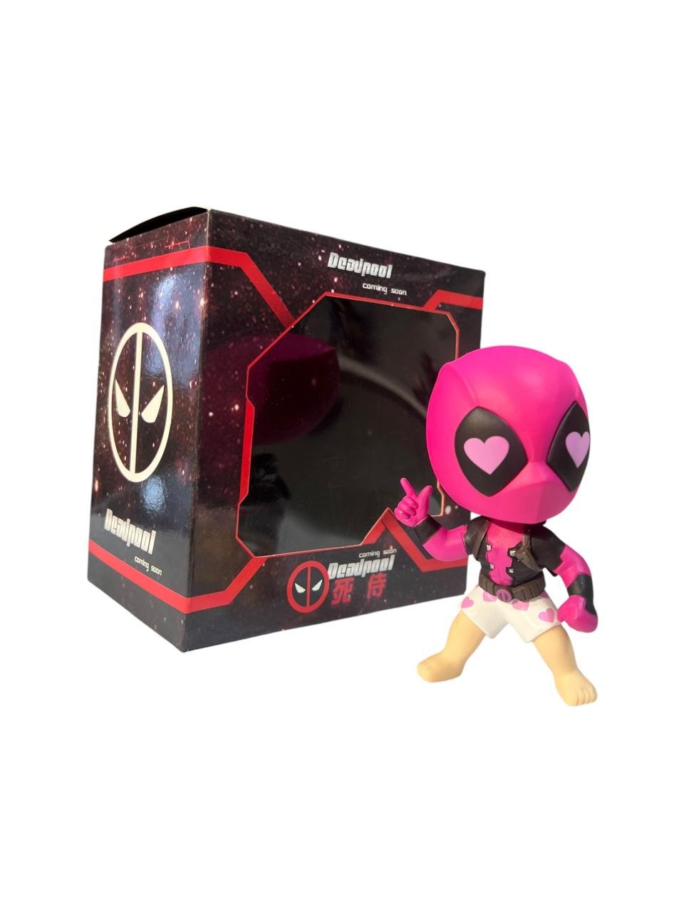 Figura Mueve Cabeza Deadpool Enamorado 10 Cm