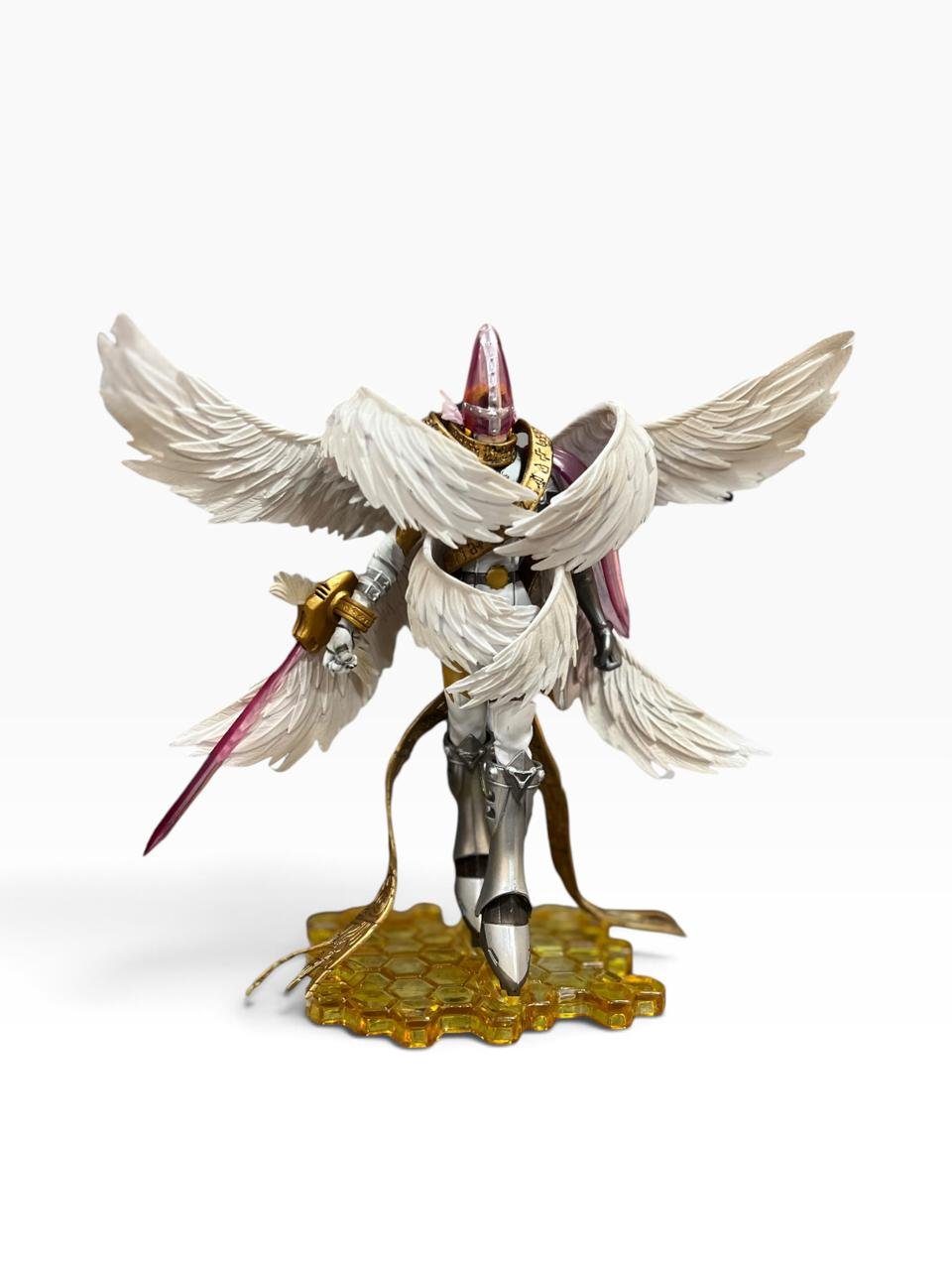 figura coleccionable de tachikawa y palmon